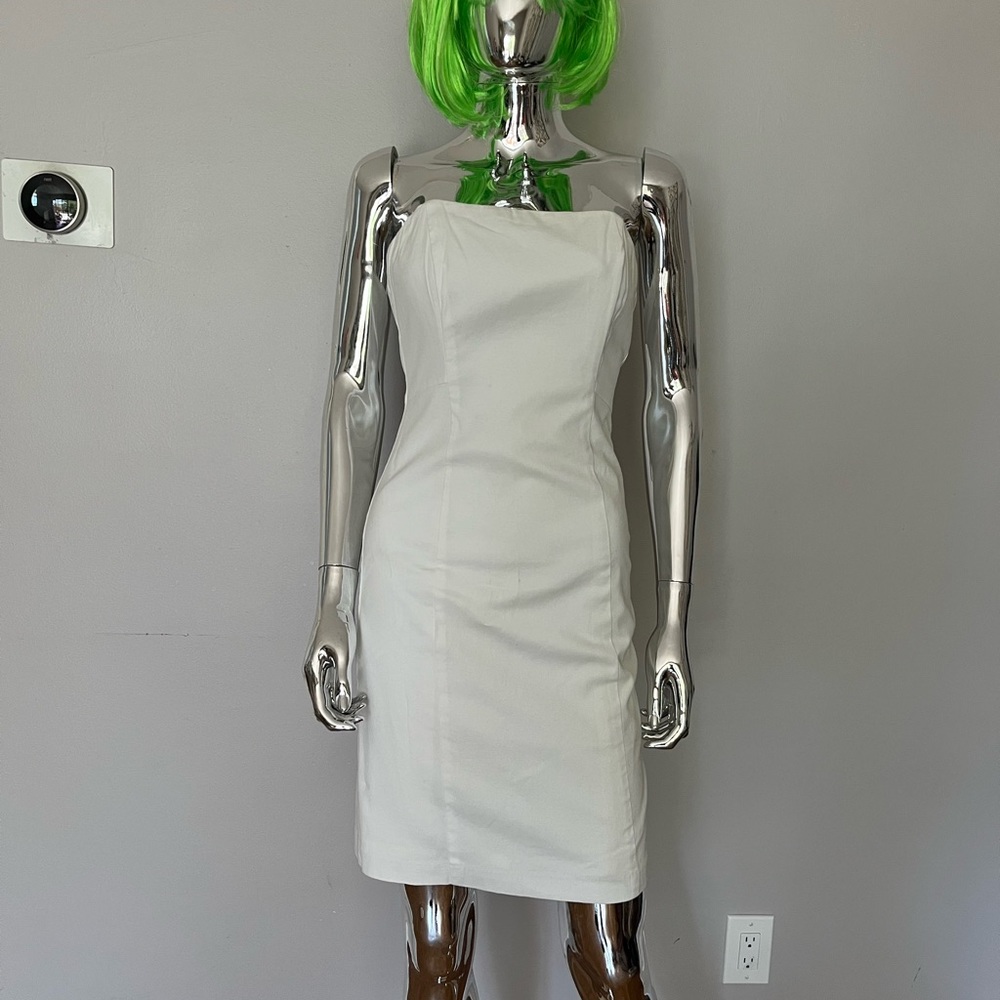 NWT Tori Richard Midi Strapless Dress